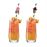 Custom Cowboy & Cowgirl Face Straws β Western Bachelorette or Birthday Party