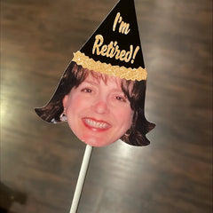 Retirement Photo Cupcake Toppers
