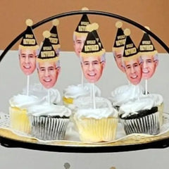 Retirement Photo Cupcake Toppers
