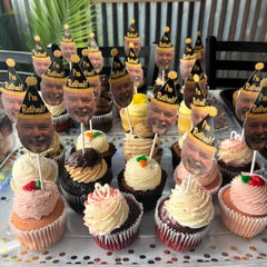 Retirement Photo Cupcake Toppers