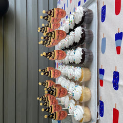Retirement Photo Cupcake Toppers