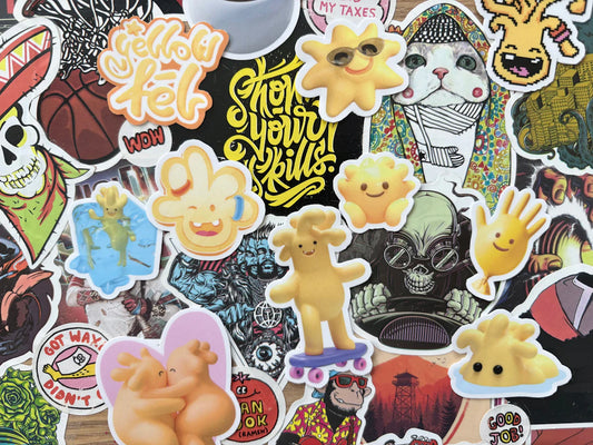 Creative Stickers and Straws for Fun Party Decor