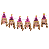 40 and Fabulous - Face Photo Birthday Banner (Can customize any age)