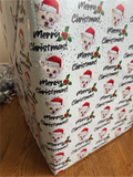 Custom Pet Wrapping Paper - Christmas gift wrap with your dog or cat's face