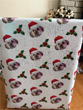 Custom Pet Wrapping Paper - Christmas gift wrap with your dog or cat's face