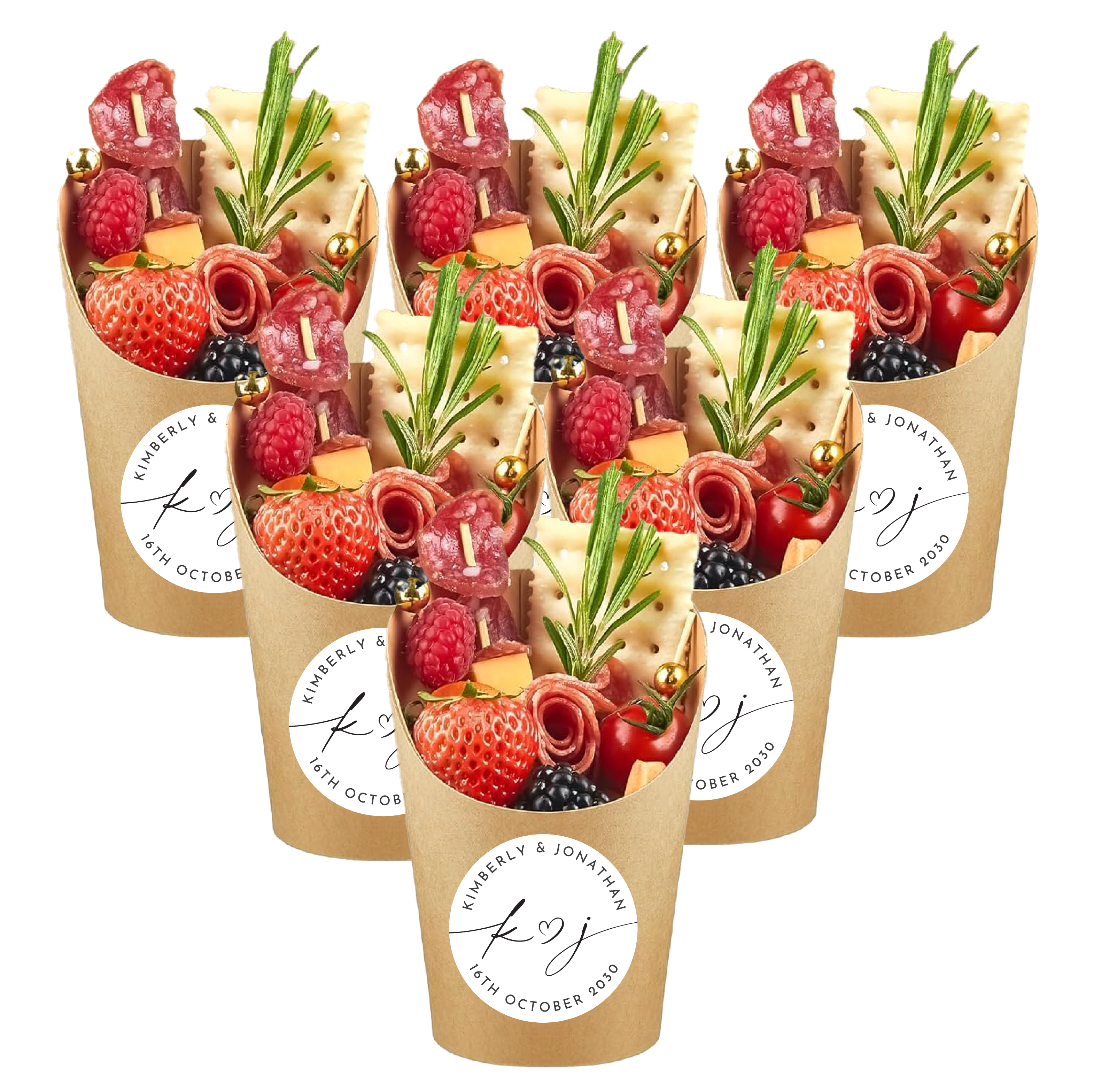 Customized Charcuterie Cups & Decor