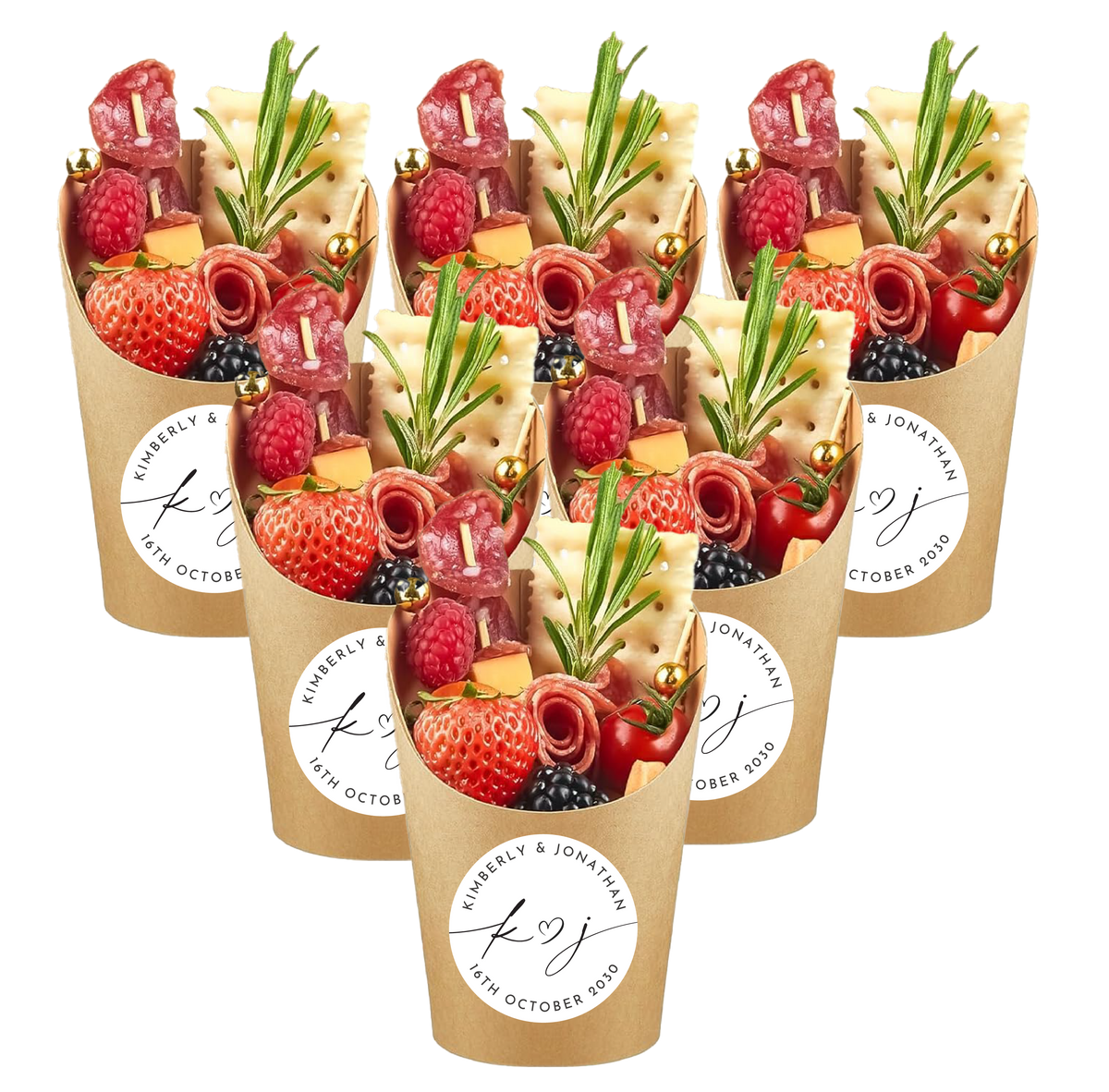 Customized Charcuterie Cups & Decor