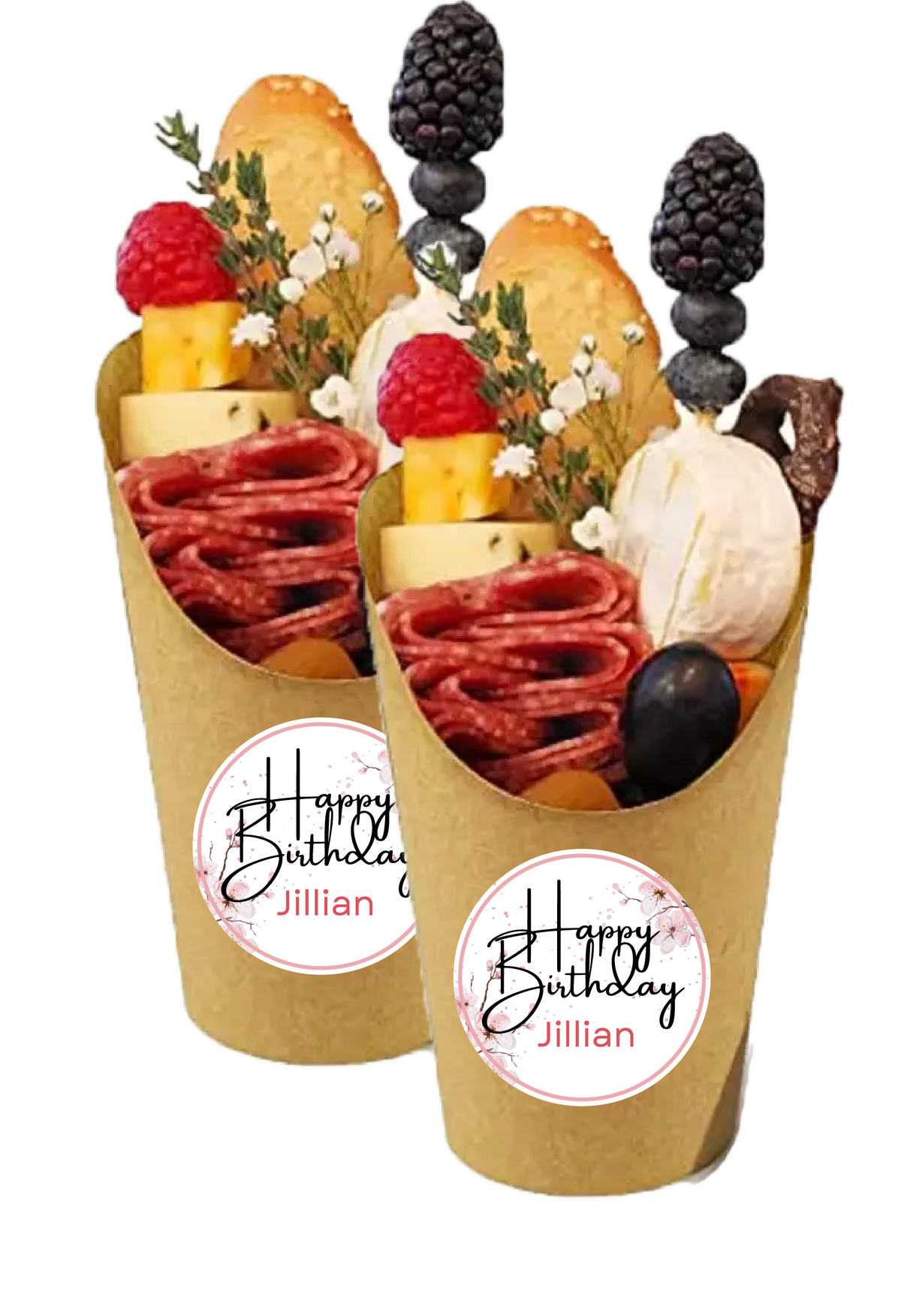 Customized Charcuterie Cups & Decor
