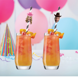 Custom Cowboy & Cowgirl Face Straws – Western Bachelorette or Birthday Party