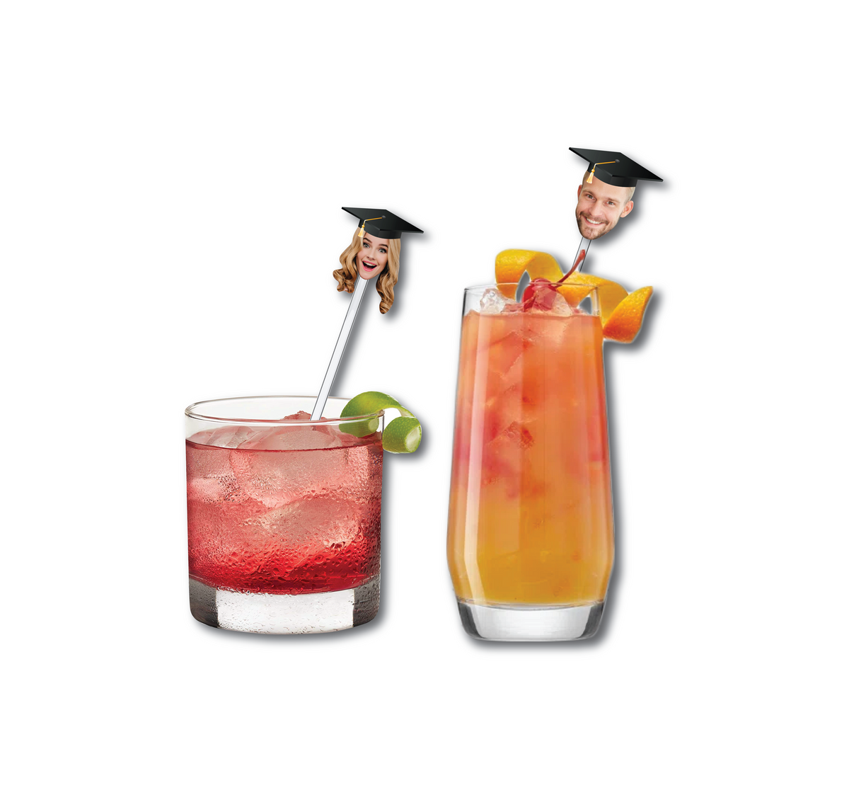 Custom Grad Drink Stirrers - Swizzle-Sticks