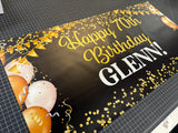 Custom Vinyl Milestone Birthday Banner