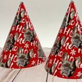 Personalized Christmas/holiday Photo Party Hats