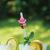 Custom Bachelorette Party Groom Straws