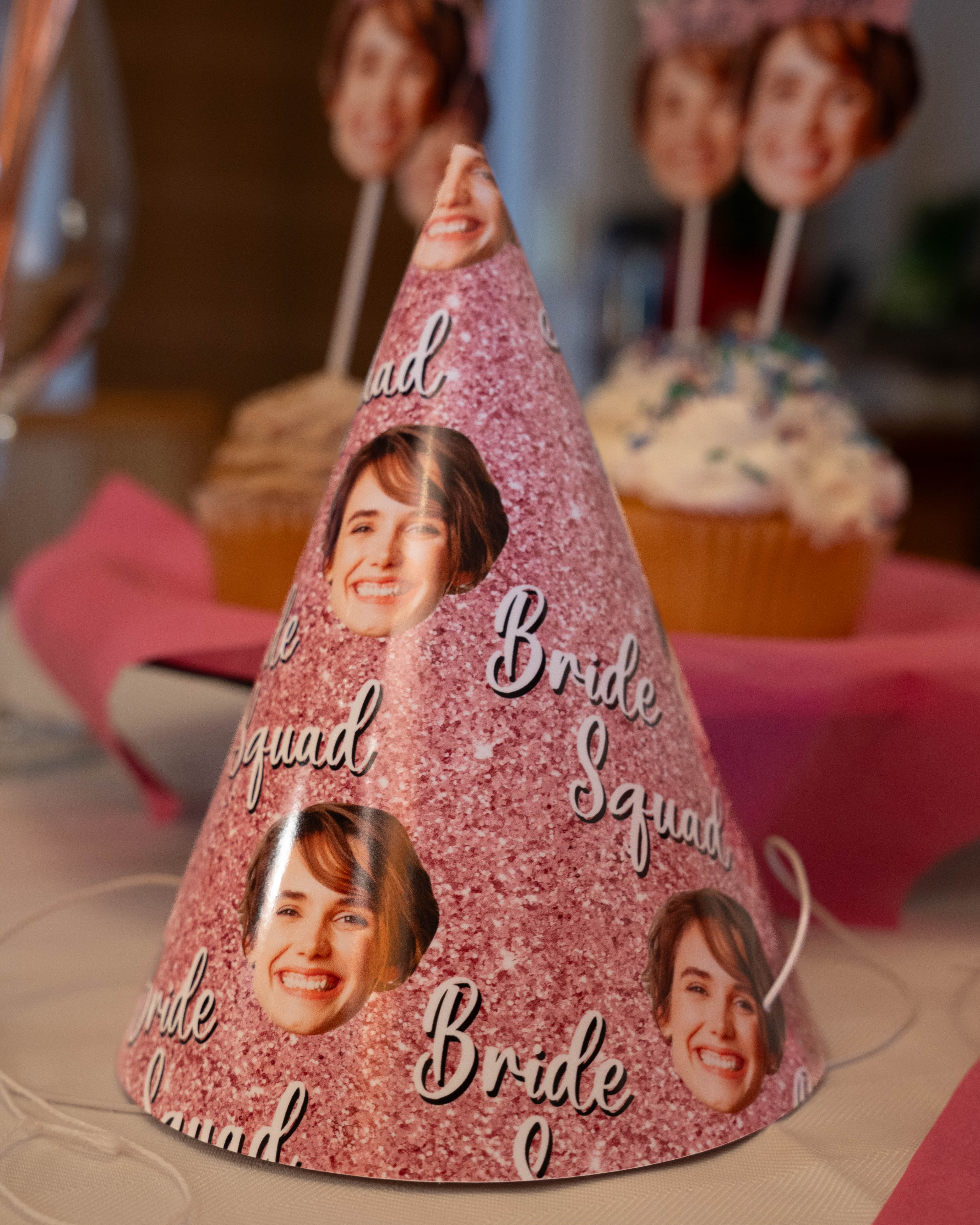 Custom Bachelorette Crown Party Straws