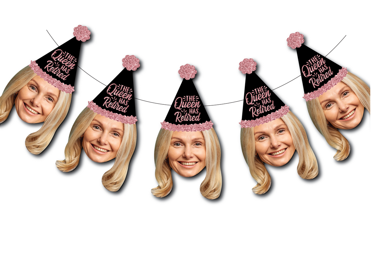 The Queen Has Retired Retirement Photo Banner