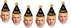 Custom Face Retirement Photo Banner
