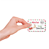 Custom Christmas Vinyl Gift Tag Stickers – Photo Tags & Santa Tags