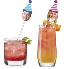 Custom Face Drink Stirrers - Swizzle Sticks