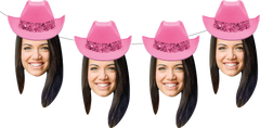 Pink Cowgirl Custom Photo Banner & Party Decorations