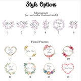 Custom Cocktail Picks - Personalized Party Decor for Wedding / Anniversary / Reception - Monogram, Initials, Bride & Groom names - LilyBeanGiftshop