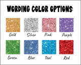 glitter swatch options