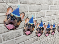 Birthday Face Photo Banner - Fully customized age & hat style