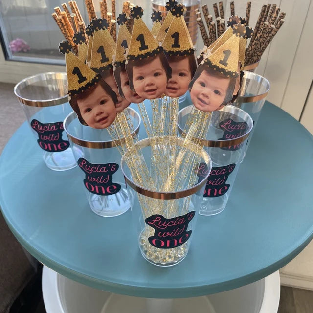 Custom Face Drink Stirrers - Swizzle Sticks